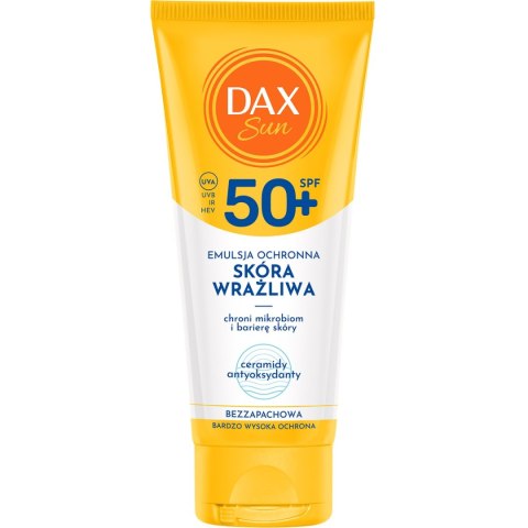 Dax Sun Emulsja ochronna dla skóry wrażliwej SPF50+ 100ml