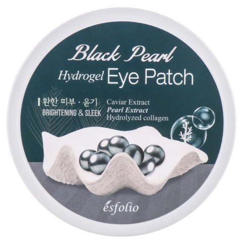 Esfolio Black Pearl Hydrogel Eye Patch hydrożelowe płatki pod oczy 60szt Esfolio Black Pearl Hydrogel Eye Patch hydrożelowe płatki pod oczy 60szt