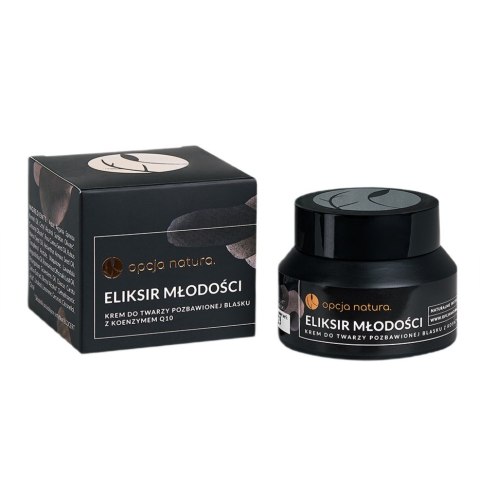 Opcja Natura Eliksir Młodości krem do twarzy pozbawionej blasku z koenzymem Q10 50ml Opcja Natura Eliksir Młodości krem do twarzy pozbawionej blasku z koenzymem Q10 50ml