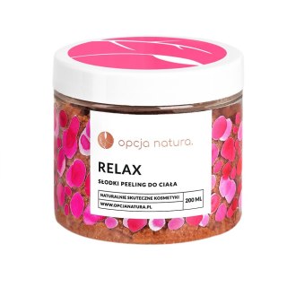 Opcja Natura Relax słodki peeling do ciała 200ml