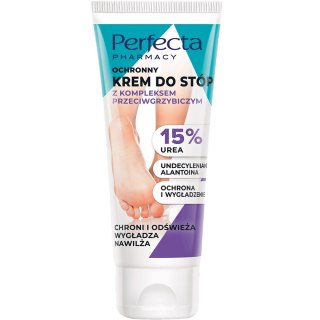 Perfecta Pharmacy ochronny krem do stóp z kompleksem przeciwgrzybicznym 15% urea 80ml