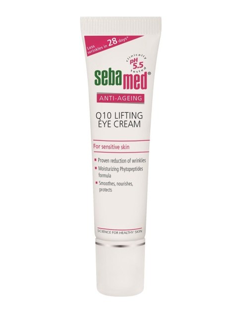 Sebamed Anti-Ageing Q10 Lifting Eye Cream przeciwzmarszczkowy krem pod oczy 15ml Sebamed Anti-Ageing Q10 Lifting Eye Cream przeciwzmarszczkowy krem pod oczy 15ml