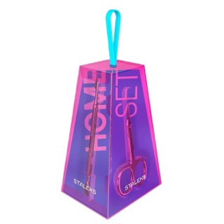 Staleks Home Pro Women zestaw cążki do paznokci + nożyczki do skórek + kopytko do manicure + pęseta do brwi