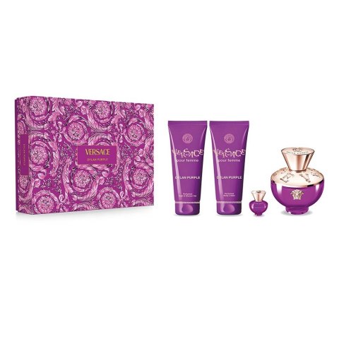 Versace Dylan Purple Pour Femme zestaw woda perfumowana spray 100ml + balsam do ciała 100ml + żel pod prysznic 100ml + woda perfumowana Versace Dylan Purple Pour Femme zestaw woda perfumowana spray 100ml + balsam do ciała 100ml + żel pod prysznic 100ml + woda perfumowana