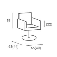 Ayala Fotel fryzjerski hydrauliczny GLOBE