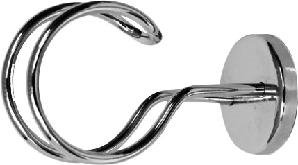 Ayala Uchwyt ścienny na suszarkę do włosów Metalowy Chrom TYP II