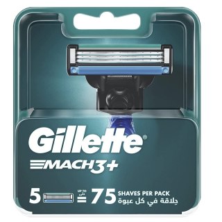 Gillette Mach3+ wymienne ostrza do maszynki do golenia 5szt.
