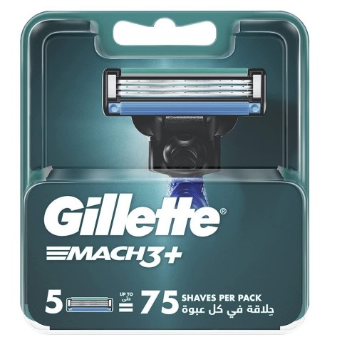 Gillette Mach3+ wymienne ostrza do maszynki do golenia 5szt.