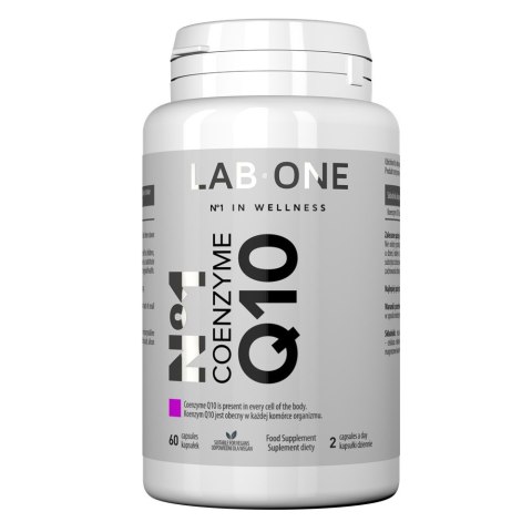 LAB ONE N°1 Coenzyme Q10 suplement diety 60 kapsułek LAB ONE N°1 Coenzyme Q10 suplement diety 60 kapsułek