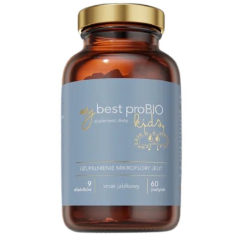 MyBestPharm MyBestProBIO Kids suplement diety o smaku jabłkowym 60 pastylek