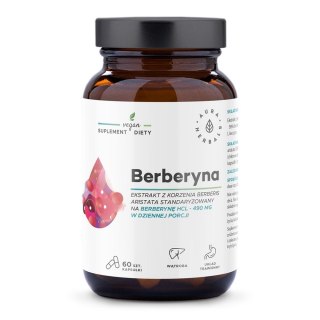 Aura Herbals Berberyna 490mg suplement diety 60 kapsułek