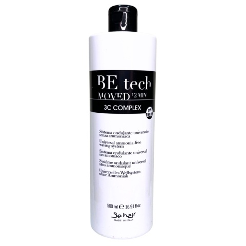 Be Hair Be Tech zestaw do trwałej ondulacji płyn 500ml + neutralizator 1000ml