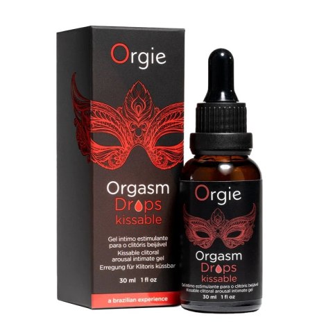 Orgie Orgasm Drops Kissable krople stymulujące łechtaczkę 30ml Orgie Orgasm Drops Kissable krople stymulujące łechtaczkę 30ml