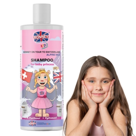 Ronney Kids Szampon do Włosów dla Dzieci Alpejskie Mleko 300ml Ronney Kids Szampon do Włosów dla Dzieci Alpejskie Mleko 300ml