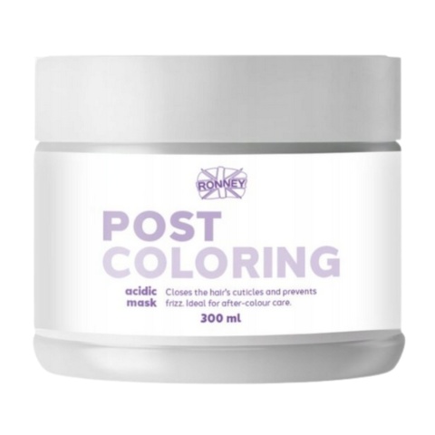 Ronney Post Coloring Maska Zakwaszająca do Włosów Farbowanych 300ml Ronney Post Coloring Maska Zakwaszająca do Włosów Farbowanych 300ml