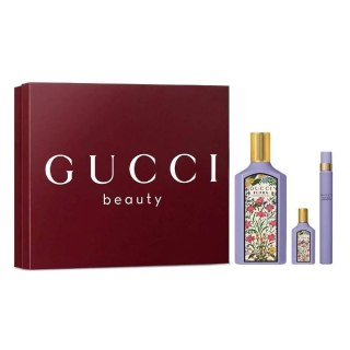Gucci Flora Gorgeous Magnolia zestaw woda perfumowana spray 100ml + woda perfumowana spray 10ml + woda perfumowana 5ml