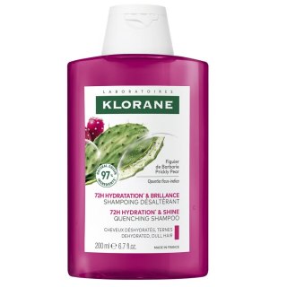 Klorane 72H Hydration & Shine Shampoo nawilżający szampon z opuncją figową 200ml