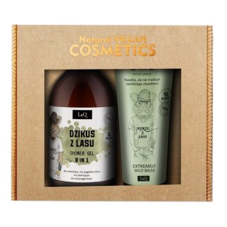 LaQ Dzikus z Lasu zestaw żel pod prysznic 500ml + balsam do ciała w tubie 200ml