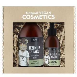 LaQ Dzikus z Lasu zestaw żel pod prysznic 500ml + balsam po goleniu 150ml