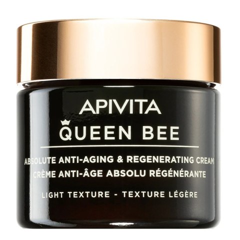Apivita Queen Bee Absolute Anti-Aging & Regenerating Cream Light Texture regenerujący krem przeciwzmarszczkowy o lekkiej konsystencji 50