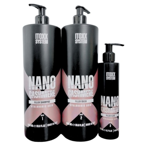 ITOXX SYSTEM Nano Cashmere Zestaw Regenerujący do Włosów z Kaszmirem 2x1000ml + 200ml