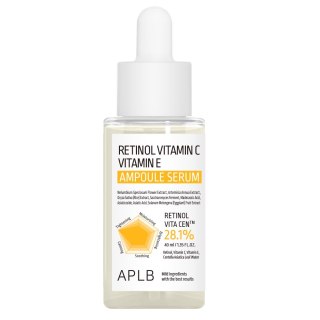 APLB Retinol Vitamin C Vitamin E Ampoule Serum rozświetlające serum do twarzy 40ml