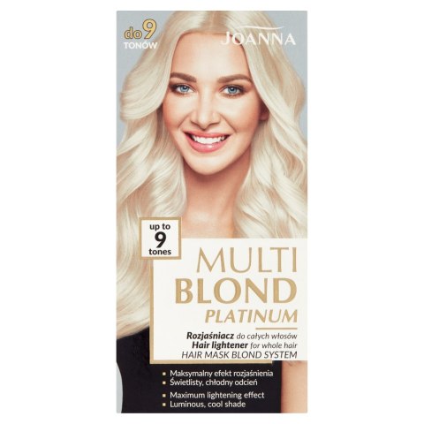 Joanna Multi Blond Platinum rozjaśniacz do całych włosów do 9 tonów