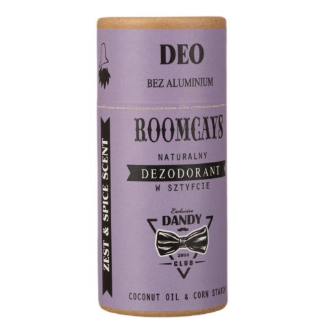 ROOMCAYS Naturalny dezodorant w sztyfcie bez aluminium Zest & Spice 65g