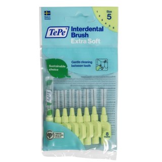 TePe Extra Soft szczoteczki do przestrzeni międzyzębowych 0.8mm Jasnozielone 8szt