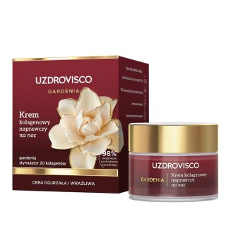 UZDROVISCO Gardenia krem kolagenowy naprawczy na noc 50ml