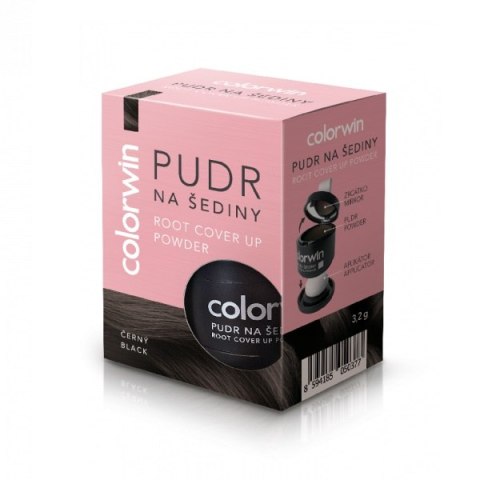 Colorwin Retouch puder do retuszowania siwizny Czarny 3.2g