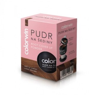 Colorwin Retouch puder do retuszowania siwizny Jasny Brąz 3.2g