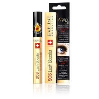 Eveline Cosmetics Sos Lash Booster multifunkcyjne serum do rzęs z olejkiem arganowym 10ml