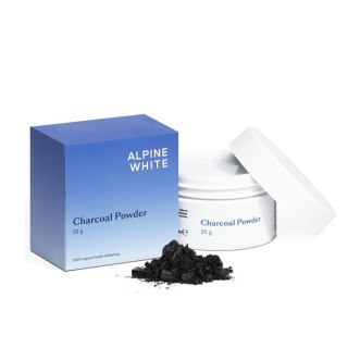 Alpine White Charcoal Powder proszek do mycia zębów z aktywnym węglem 30g