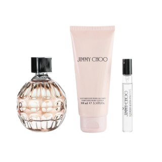 Jimmy Choo Jimmy Choo zestaw woda perfumowana spray 100ml + balsam do ciała 100ml + woda perfumowana 7.5ml
