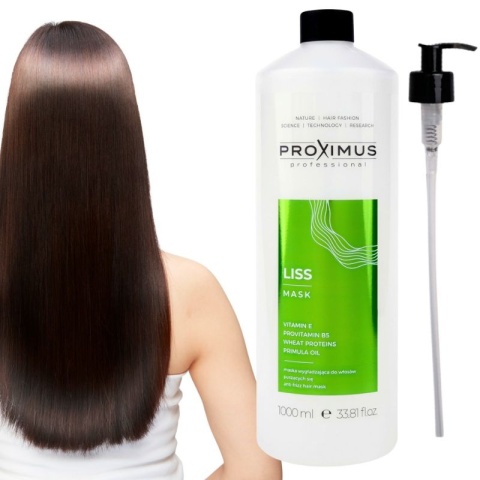 Proximus Liss Maska Wygładzająca do Włosów Puszących 1L