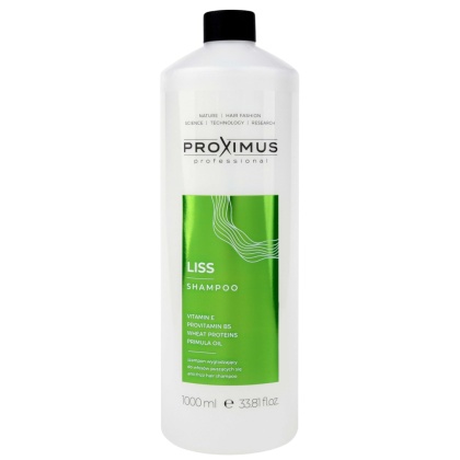 Proximus Liss Szampon Wygładzający do Włosów Puszących się, Kręconych i Falowanych 1L