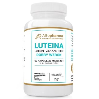 AltoPharma Luteina dobry wzrok suplement diety 60 kapsułek miękkich