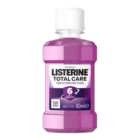 Listerine Total Care Teeth Protection płyn do płukania jamy ustnej 80ml