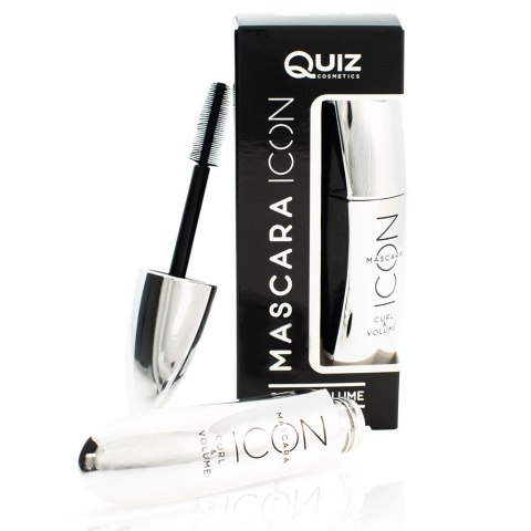 Quiz Cosmetics Icon Mascara zwiększający objętość i wydłużający tusz do rzęs z efektem podkręcenia 8g