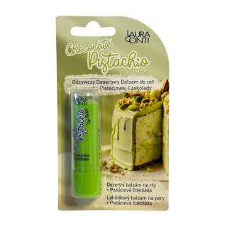 LAURA CONTI Odżywczy deserowy balsam do ust Pistacjowa Czekolada 4.8g