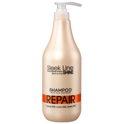 Stapiz Sleek Line Repair Szampon do Włosów Zniszczonych z Proteinami Jedwabiu 1000ml