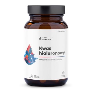 Aura Herbals Kwas hialuronowy 200mg suplement diety 60 kapsułek