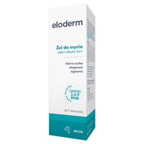 Eloderm Żel do mycia ciała i włosów 2w1 200ml