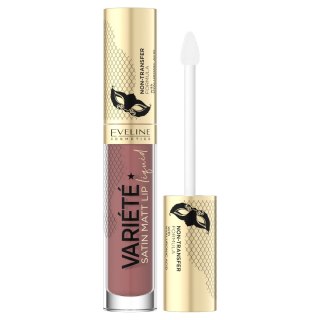 Eveline Cosmetics Variete Satin Matt Lip Liquid pomadka w płynie z kwasem hialuronowym 04 4.5ml