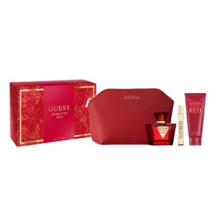 Guess Seductive Red zestaw woda toaletowa spray 75ml + woda toaletowa spray 15ml + balsam do ciała 100ml + kosmetyczka