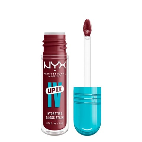 NYX Professional MakeUp Lip I.V. nawilżająco-pigmentujący błyszczyk do ust 08 Drippin' In Rose 5ml