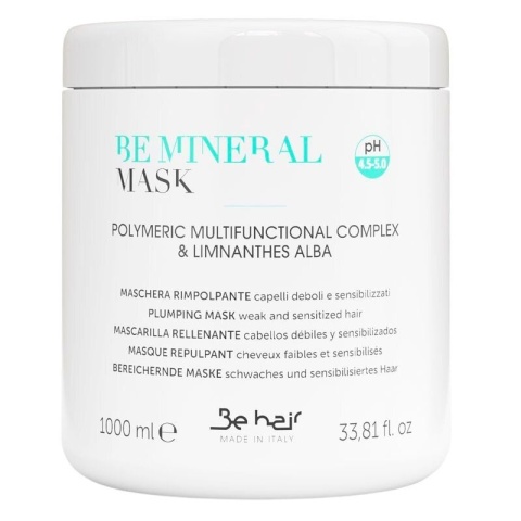 Be Hair Be Mineral Szampon Mineralny + Maska Mineralna do Włosów Suchych 2x1000ml
