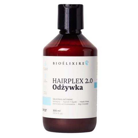 Bioelixire Hairplex 2.0 Szampon + Odżywka Regenerująca do Włosów Zniszczonych 2x300ml
