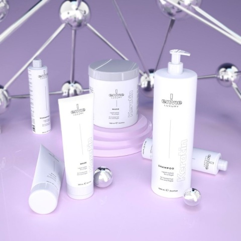 Envie Luxury Keratin Szampon keratynowy + Maska po keratynowym prostowaniu włosów 2x1000ml